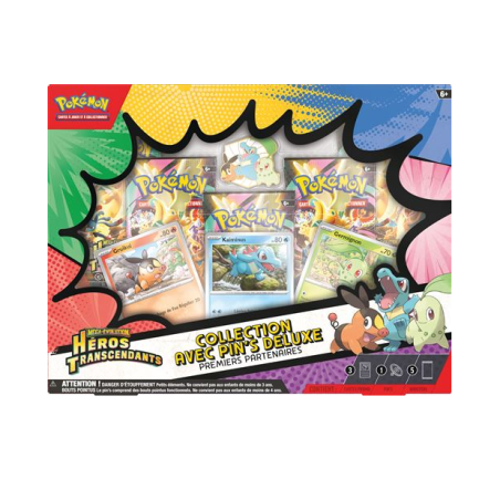 Blin Bag Cartes à collectionner Pokémon Q126 Deluxe Pin’s Box 5 boosters