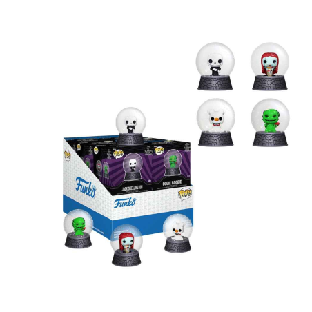 Blind Box Figurine Funko Pop Mini Boule De Neige - L'etrange Noel De Mr Jack - Disney