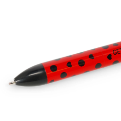 Stylo à Bille à deux Couleurs Ladybug Click&Clack LEGAMI