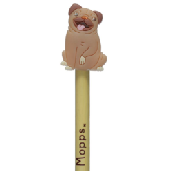 Blind Box Crayon Mopps Pug avec Embout Figurine