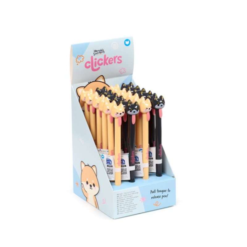 Blind Box Stylo Chien langue à tirer - Adoramals Chien cLickers