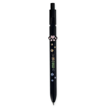 Stylo à Bille thème Chaton Encre noir Meow LEGAMI