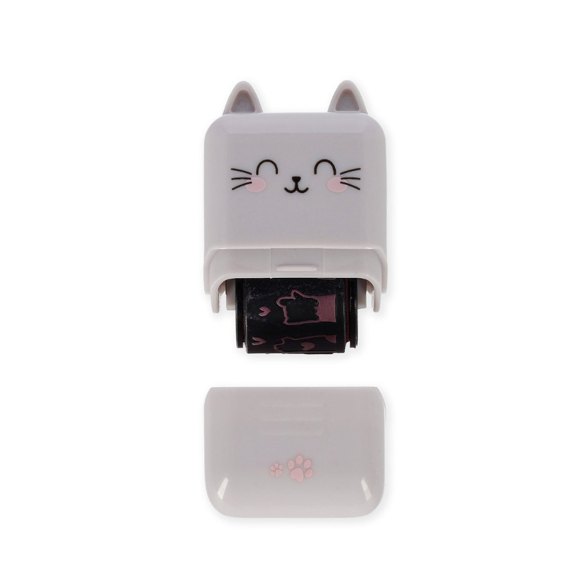 Tampon Rouleau Décoratif KITTY Chat Deco Roller Stamp LEGAMI
