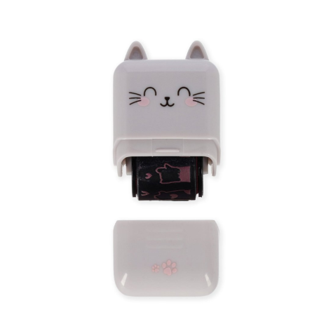 Tampon Rouleau Décoratif KITTY Chat Deco Roller Stamp LEGAMI