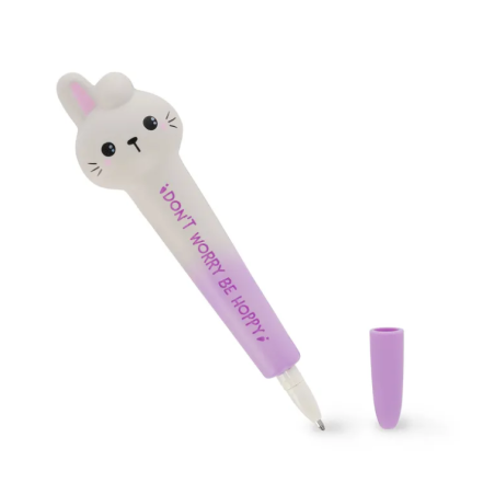 Stylo à Encre Gel Antistress LAPIN Squeezies LEGAMI