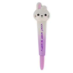 Stylo à Encre Gel Antistress LAPIN Squeezies LEGAMI