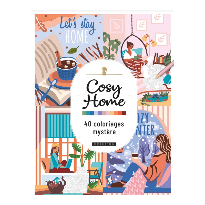 Cosy Home 40 Coloriages Mystère