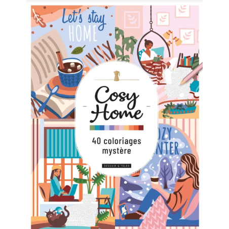 Cosy Home 40 Coloriages Mystère