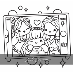 Coloriage Cozy Colo Cosy KPOP Jade Summer