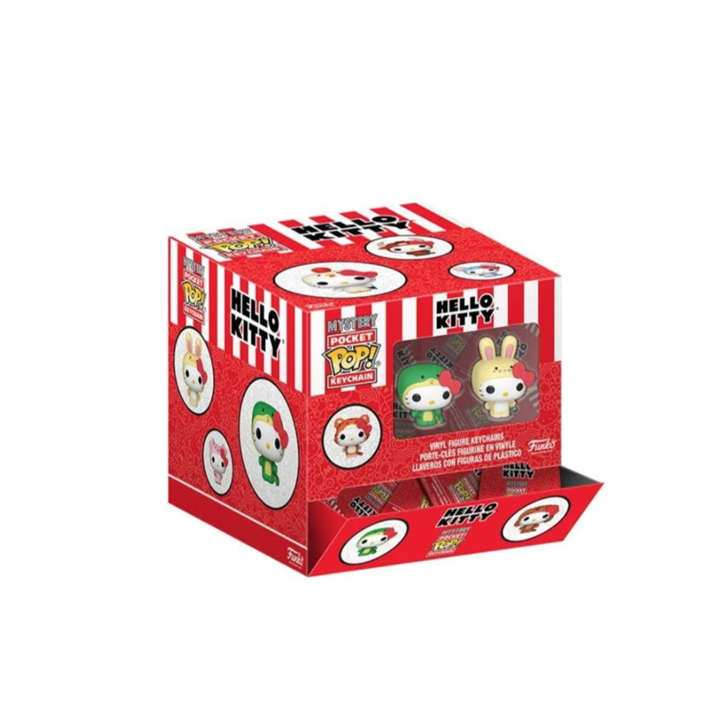 Blind bag porte-clé Hello Kitty animaux