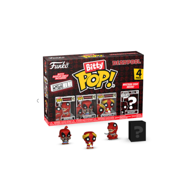Pack de 4 Bitty POP Deadpool Dinopool - Marvel
