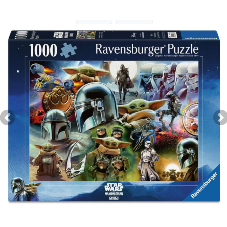 Puzzle The Mandalorian et Grogu Star Wars 1000p