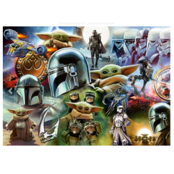 Puzzle The Mandalorian et Grogu Star Wars 1000p