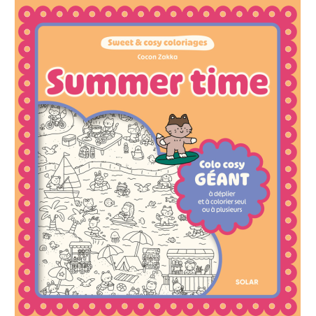 Coloriage Colo Cosy Géant Summer Time