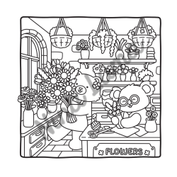 Coloriage Cosy Colo Snuggly Friends