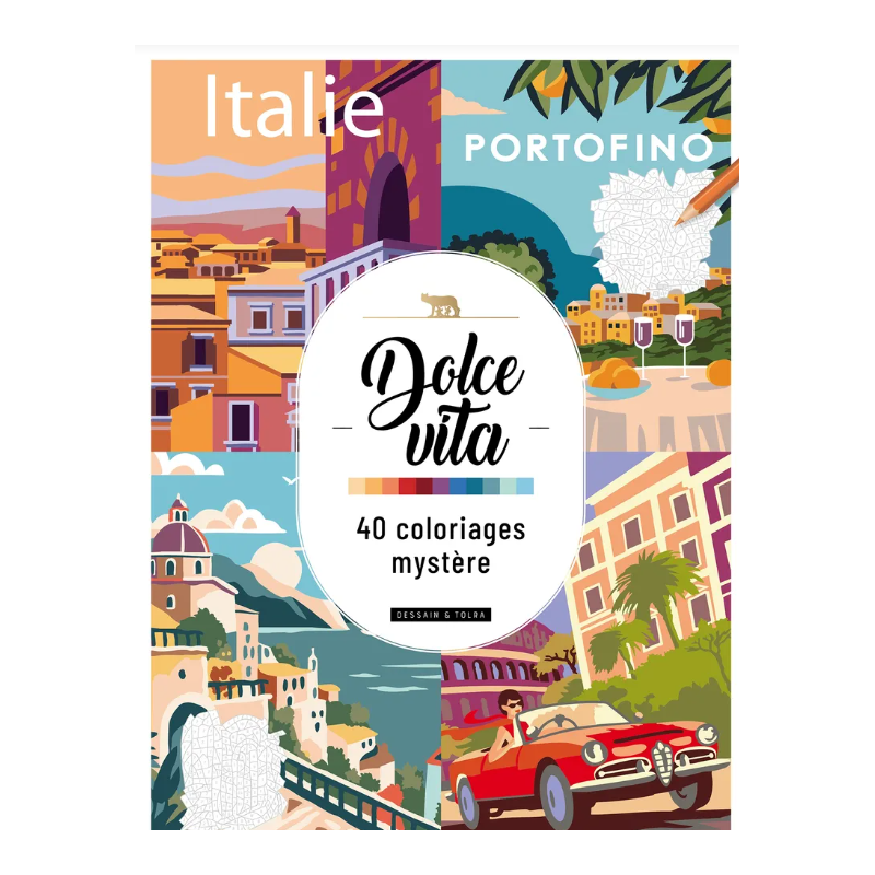 Dolce vita 40 coloriages mystère