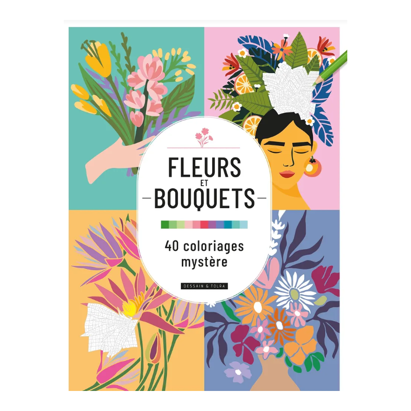 Coloriage Mystère Fleurs et Bouquets