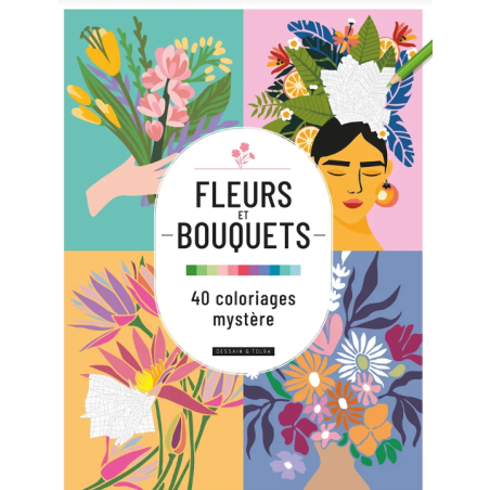 Coloriage Mystère Fleurs et Bouquets