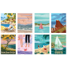 Escapades en mer 40 Coloriages Mystère