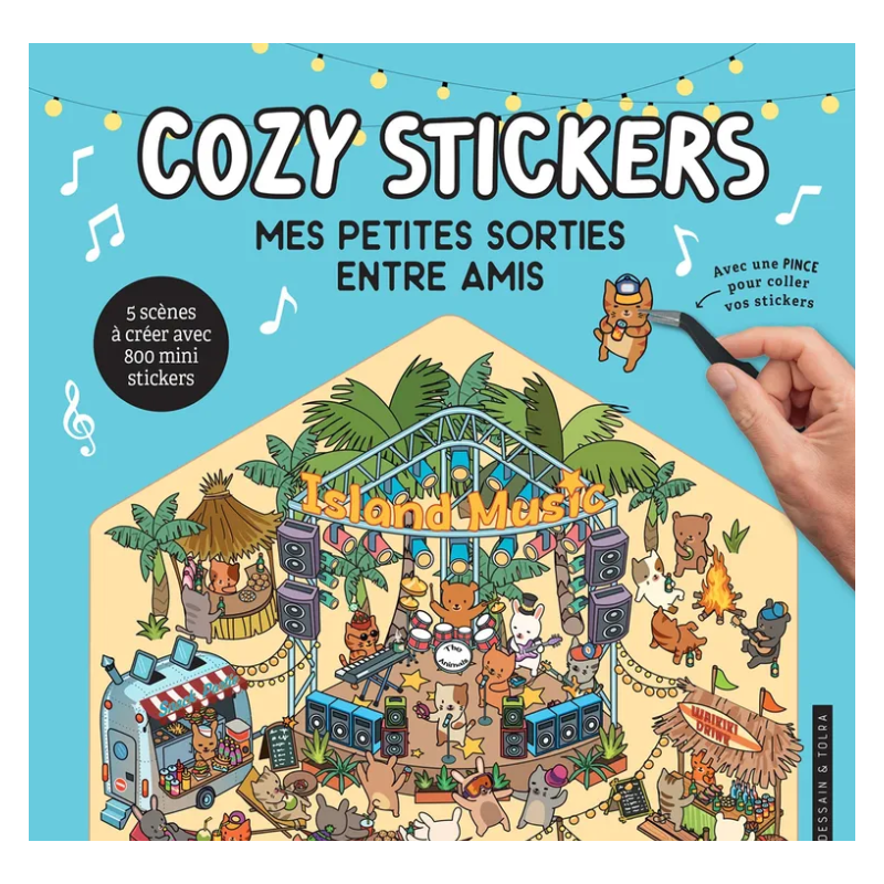 Cozy Stickers Mes petites sorties entre amis