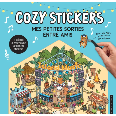 Cozy Stickers Mes petites sorties entre amis