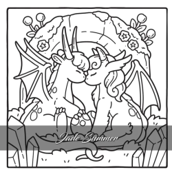 Coloriage Cosy Colo Cosy Romantasy Jade Summer