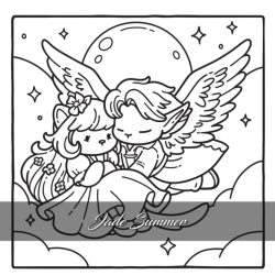 Coloriage Cosy Colo Cosy Romantasy Jade Summer