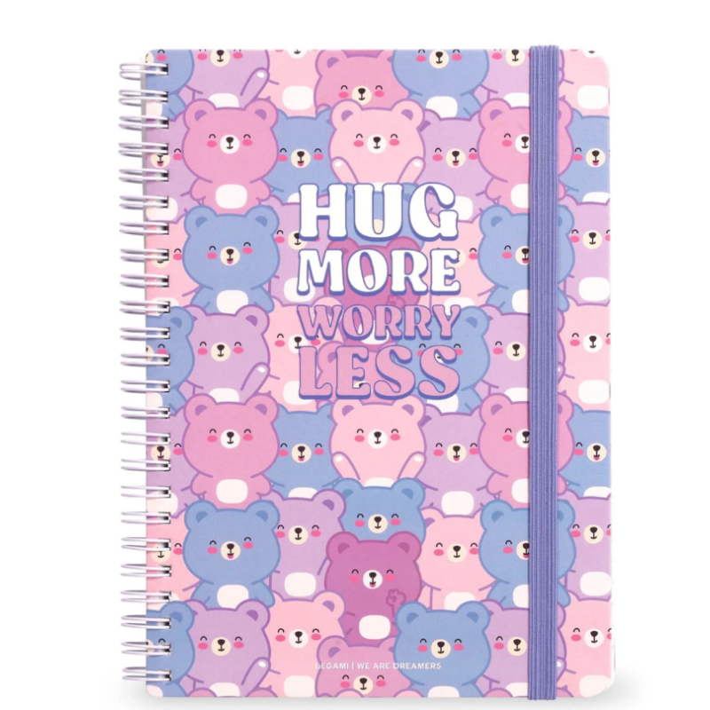 Cahier Ligné A4 Teddy Bear Avec Spirale LEGAMI