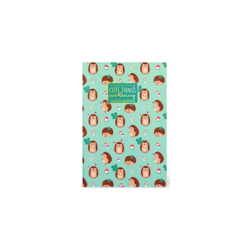 Cahier Ligné B5 à Couverture  Illustrée Hérisson LEGAMI