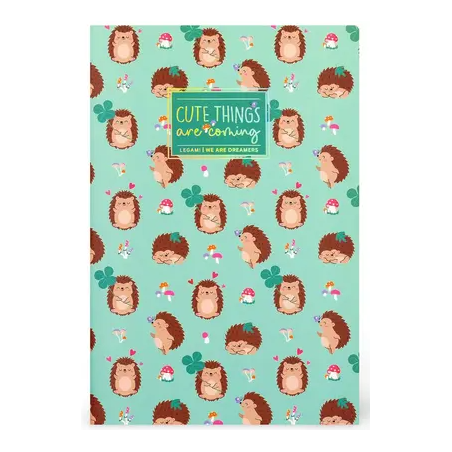 Cahier Ligné B5 à Couverture  Illustrée Hérisson LEGAMI