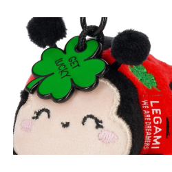 Porte-clés en Peluche Coccinelle Tiny Super Soft LEGAMI