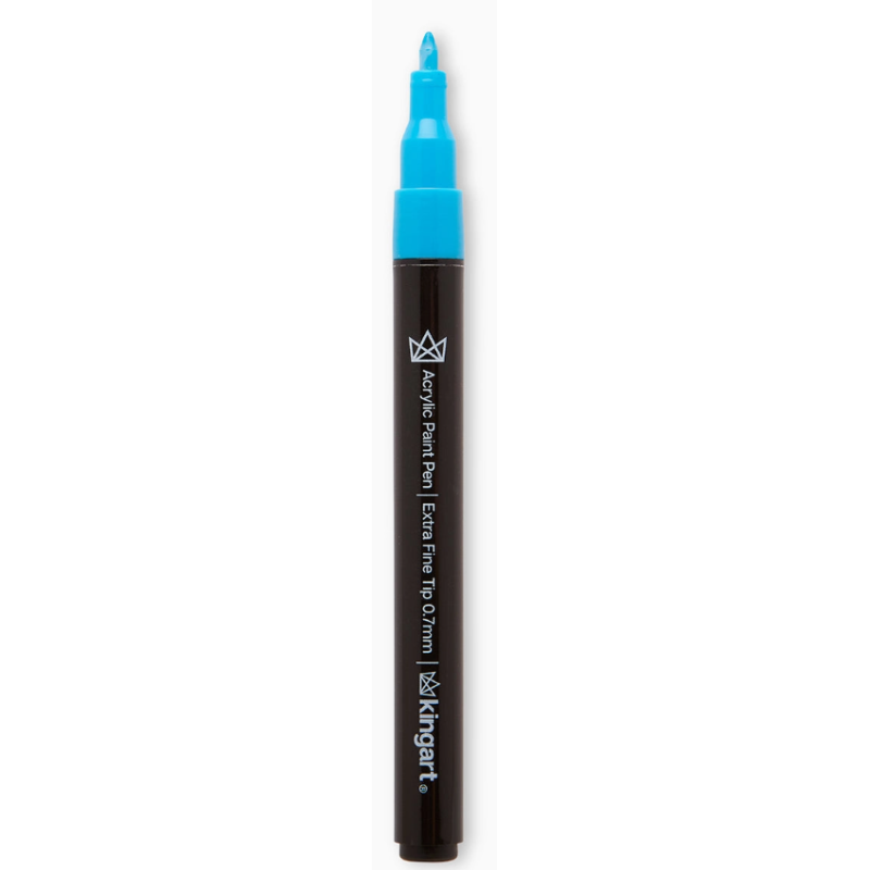 FEUTRE ACRYLIQUE BLEUE FLUO 07MM KINGART