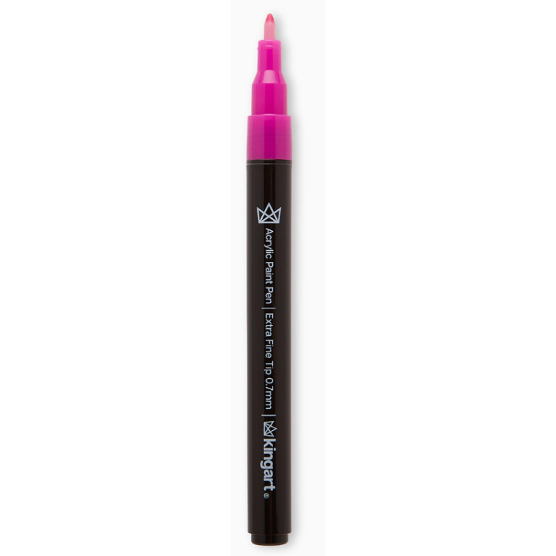 FEUTRE ACRYLIQUE VIOLET FLUO 07MM KINGART