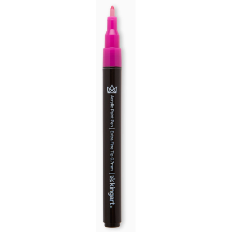 FEUTRE ACRYLIQUE VIOLET FLUO 07MM KINGART