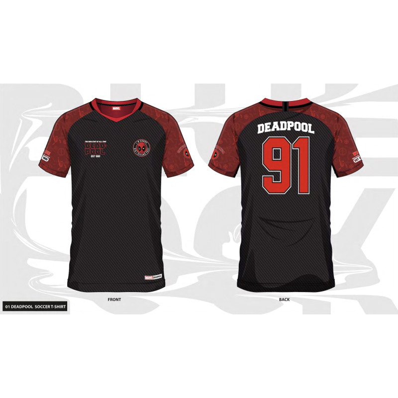 MARVEL - Deadpool 91 - Maillot de Foot Homme (XXL)