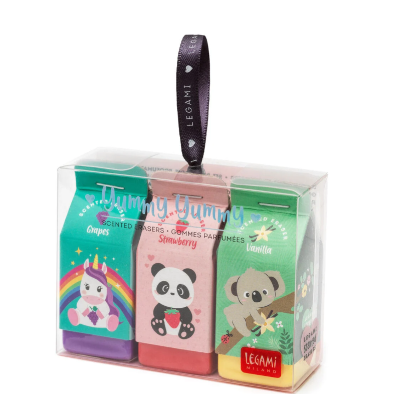 Set De 3 Gommes Parfumées Yummy Yummy LEGAMI