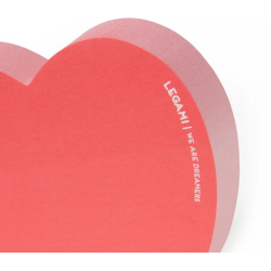 Bloc-Notes Adhésif COEUR Lovely Notes LEGAMI