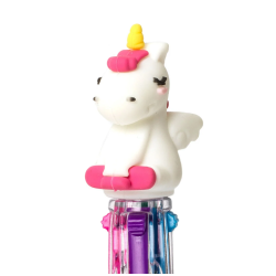 Mini Stylo à Bille 4 Couleurs Unicorn Mini Magic Rainbow LEGAMI
