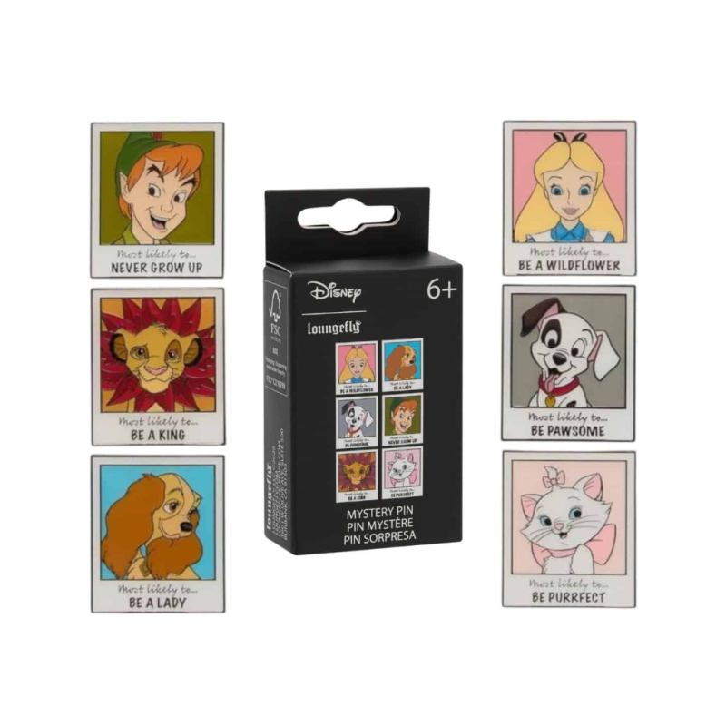 BLIND BOX PIN'S LOUNGEFLY «L'Annuaire des Classiques» - Disney