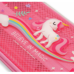 Trousse Transparente Rigide Unicorn WonderWow LEGAMI