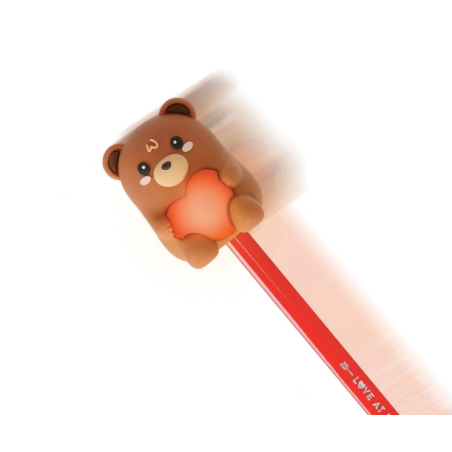 Taille-crayon Lumineux Avec Réservoir Teddy Bear Sharpening is Magic LEGAMI