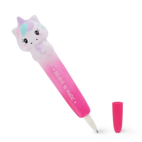 Stylo à Encre Gel Antistress LICORNE Squeezies LEGAMI