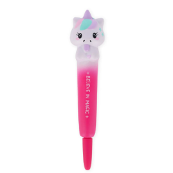 Stylo à Encre Gel Antistress LICORNE Squeezies LEGAMI