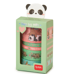 Set de 5 Rubans Adhésifs Décoratifs en Papier Cute Animals Tape by Tape LEGAMI