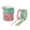 Set de 5 Rubans Adhésifs Décoratifs en Papier Cute Animals Tape by Tape LEGAMI
