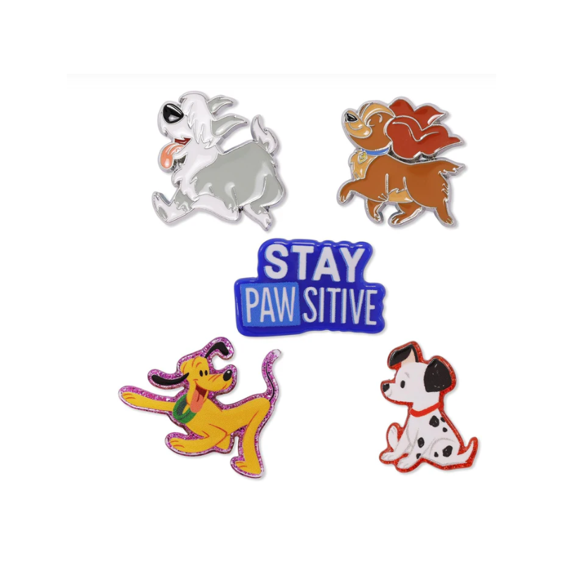 Ensemble de 5 Pins Chiens -Disney