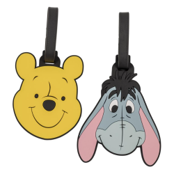 Set 2 Etiquettes à Bagages  Winnie & Bourriquet - Disney