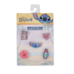 Set de 5 pin's Stitch &...