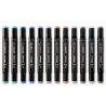 SET DE 24 Marqueurs A EAU métalliques double embout PRO