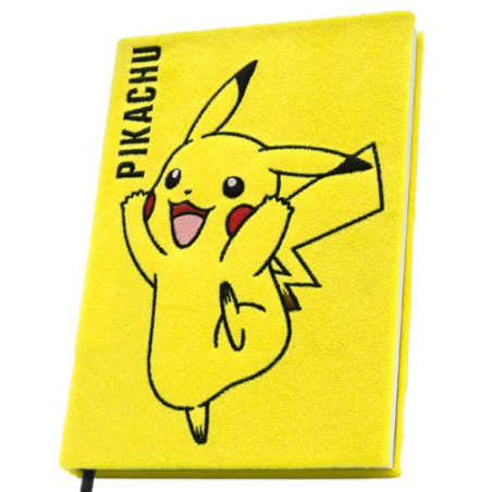 Carnet A5 peluche Pikachu - Pokémon